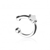 Cercel ear cuff argint cu stea DiAmanti E-0951-AS